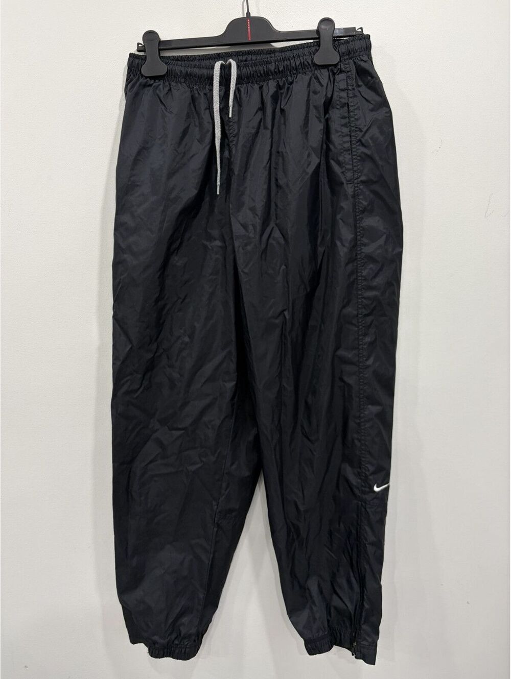 Vintage Nike Track Pants Nylon Swoosh Check xl